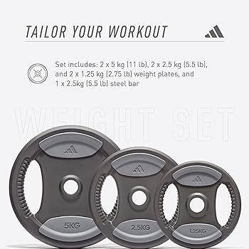 Amazon | adidas(アディダス) ウエイトセット 20キロ ホーム